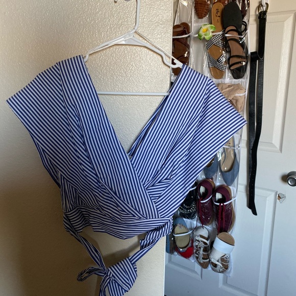 Stripe Mid Riff Top - Picture 2 of 3